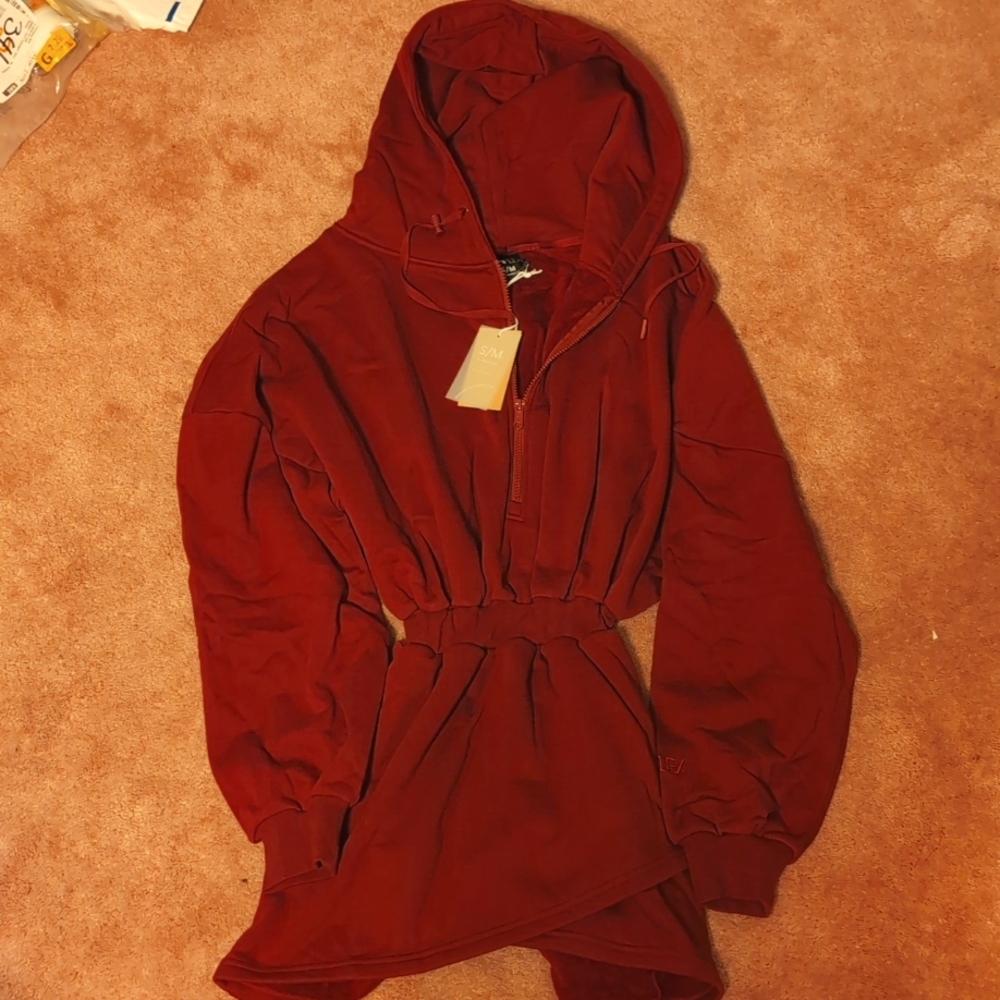 NWT POPFLEX  Game Day Dress - Crimson Size Small/Medium